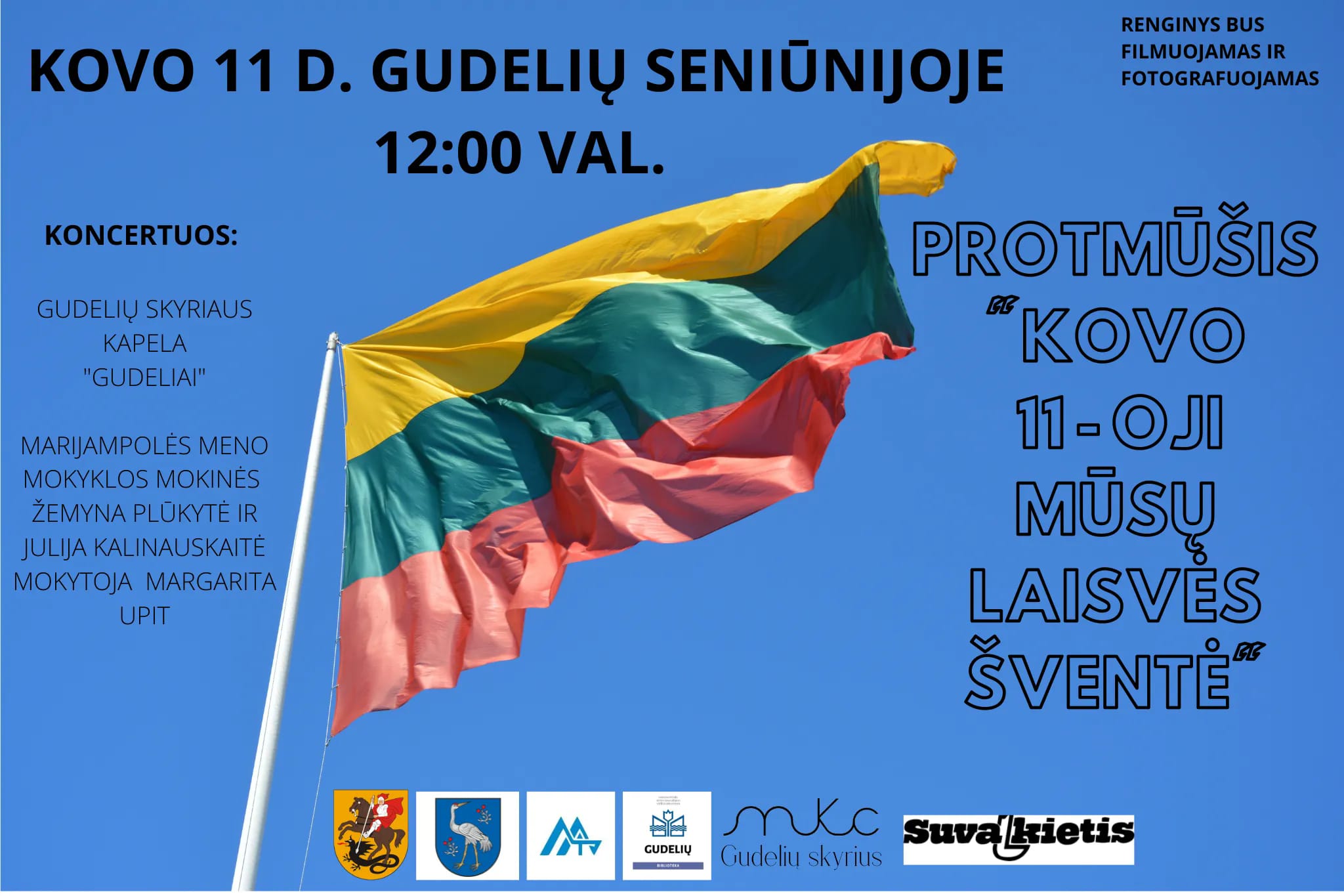 Kovo 11-osios šventė Gudeliuose