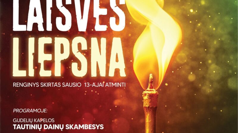 Sausio 13osios minėjimas Gudeliuose.