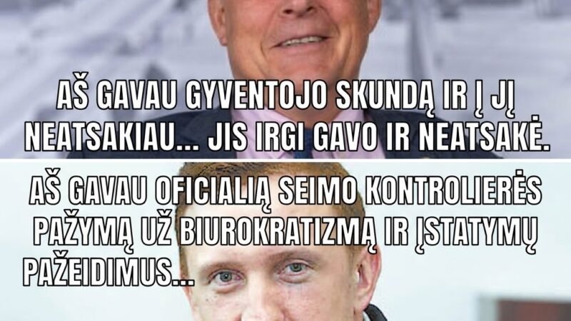 Savivaldybė tarnauja žmonėms ar savo pačių patogumui?